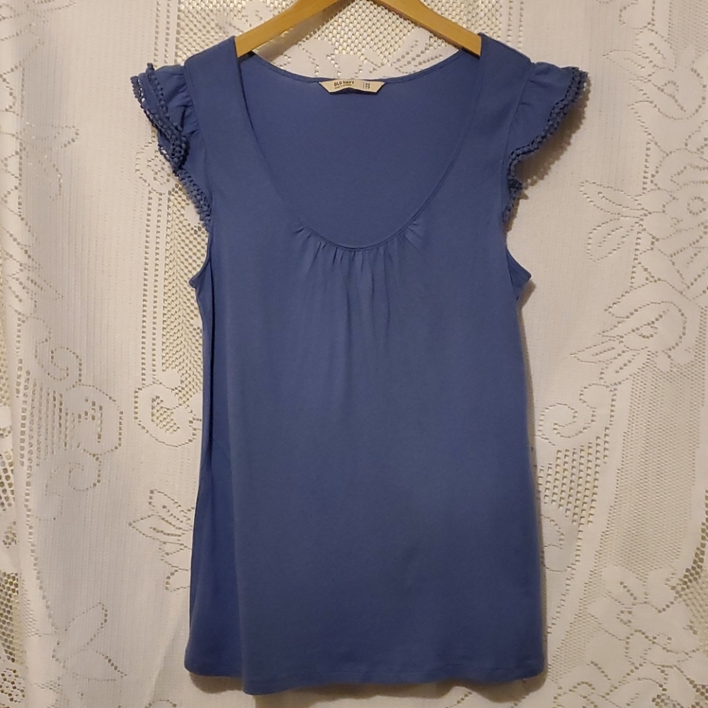 Old navy flowy cap sleeve tank top